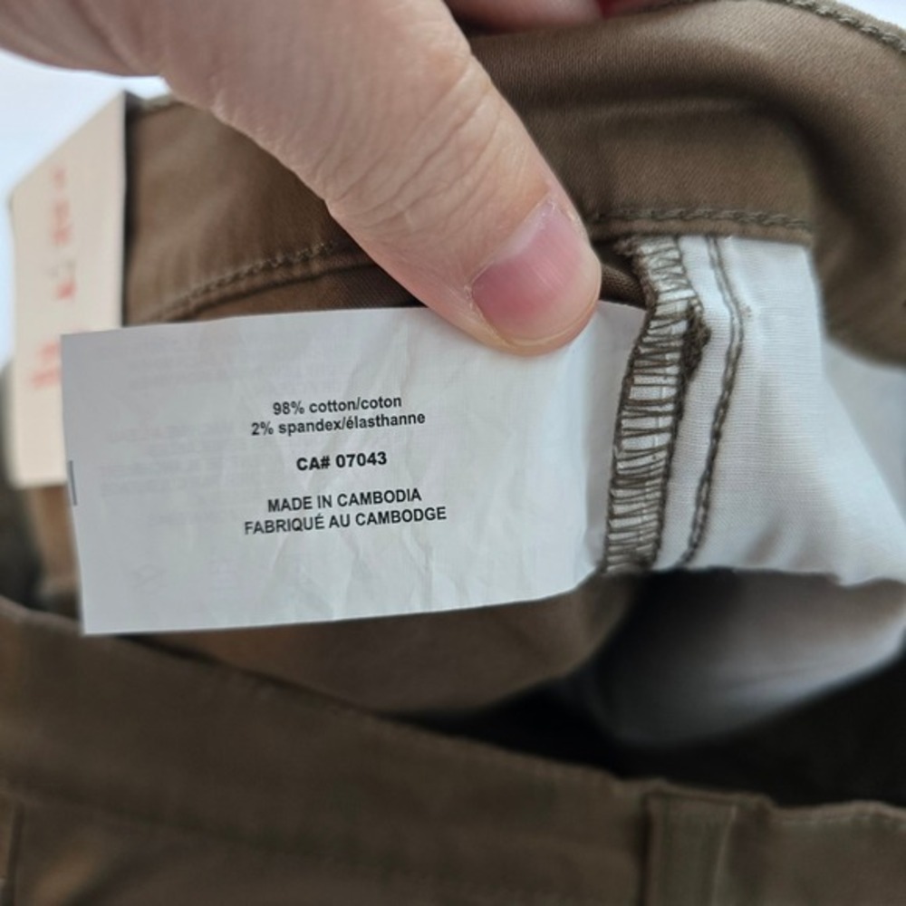 🆕️ NWT- Lucky Brand Slim Fit Brown Cotton Blend Chinos Pants Mens Size 30x30 - Picture 16 of 16